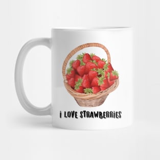 I love strawberries Mug